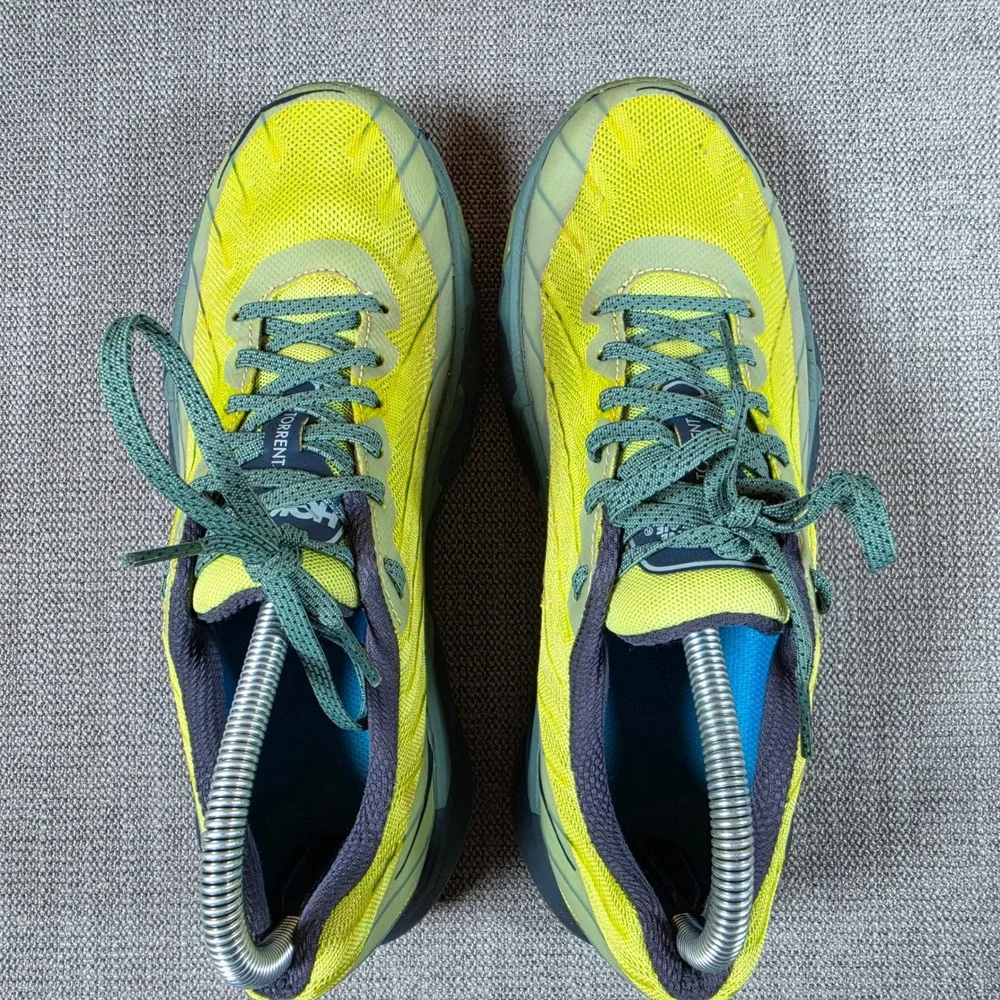 Hoka One One Torrent Running Shoes Mens 8 Yellow Trail Mesh 1097751 SGCGR